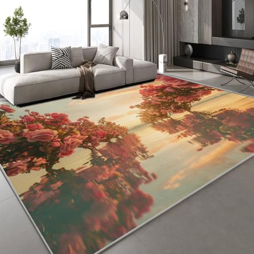 Generisch Blumen Meer Teppich Kinderteppich Modern 3D Natur Landschaft Teppich Kinderzimmer Kurzflor Teppiche rutschfeste Spielteppiche für Schlafzimmer Wohnzimmer Zimmer 100x150 cm Generisch Blumen Meer Teppich Kinderteppich Modern 3D Natur Landschaft Teppich Kinderzimmer Kurzflor Teppiche rutschfeste Spielteppiche für Schlafzimmer Wohnzimmer Zimmer 100x150 cm von Generisch