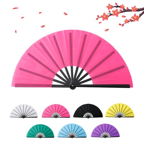 Generisch Boots on the Ground Hand Fan, Clack Fans for Line Dancing, Boots on the Ground Fan, Clap Fans for Line Dancing (Pink) von Generisch