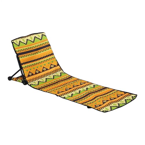 Generisch Bräunungs-Strandstuhl,Leichter Flacher Strandstuhl - Faltbarer Strandliegestuhl wasserdicht | Atmungsaktiver Rasen-Picknick-Layout-Stuhl von Generisch