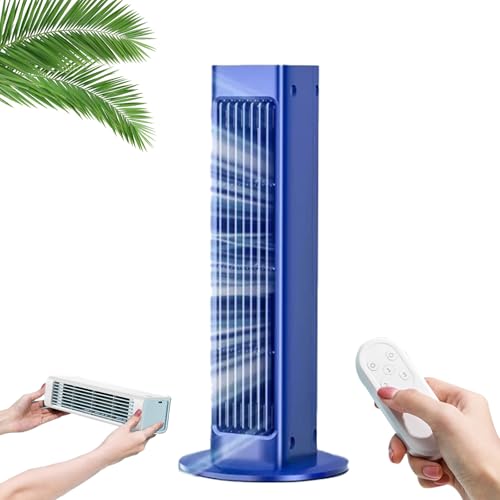 Generisch Breezemax Fan, Beat The Scorching Heat & Humidity — Instantly, with Hook Portable, Small and Compact Ultra Quiet (Blue) von Generisch
