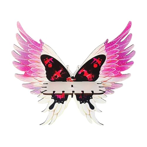 Generisch Butterfly Corner Shelf, Butterfly Shaped Wing Display Stand, 13.2x3.94x12.79 Inches Compact Design, Floating Wall Storage Rack for Decorative, Living Room, Bedroom and Entryway Generisch Butterfly Corner Shelf, Butterfly Shaped Wing Display Stand, 13.2x3.94x12.79 Inches Compact Design, Floating Wall Storage Rack for Decorative, Living Room, Bedroom and Entryway von Generisch