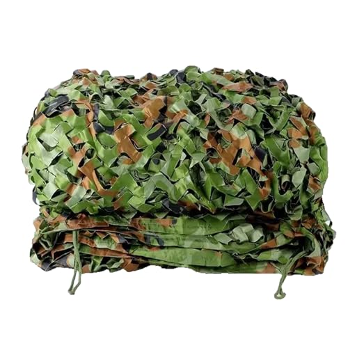 Generisch Camouflage Netz Oxford-Stoff und Nylon Tarnnetz 3X3m 4x4m 2x3m Bulk Rolle Tarnung Net Leicht und Haltbarkeit für Jagd Waldlandschaft Camping Outdoor Sonnenschutz Dekoration(1.5x3.0 M) von Generisch