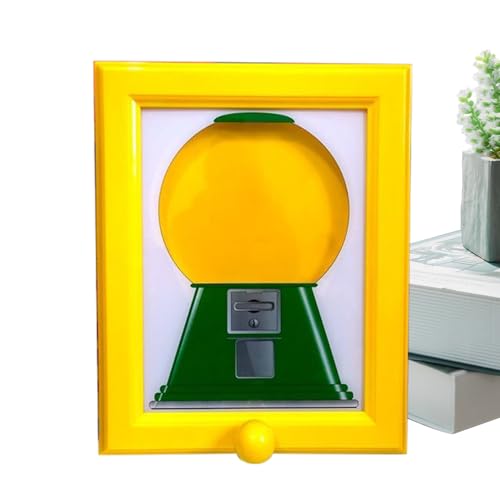 Generisch Candy Dispenser Picture Frame, Rotating Gumball Dispenser - Multi-Purpose with Easy Refill Function, Multi-Purpose Decorative Art Frame, Snack Holder for Living, Studio, Photo Display Generisch Candy Dispenser Picture Frame, Rotating Gumball Dispenser - Multi-Purpose with Easy Refill Function, Multi-Purpose Decorative Art Frame, Snack Holder for Living, Studio, Photo Display von Generisch