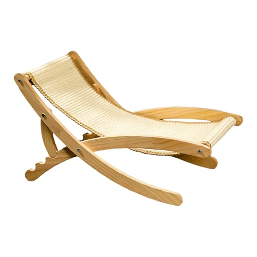Generisch Cat Scratch Chair, Sisal Lounger Adjustable Pet Bed, 22.64x11.81x13.58 Inches, Cozy Resting Spots, Sturdy Scratching, Indoor Bunny Puppy Use, Foldable Furniture for Cats von Generisch