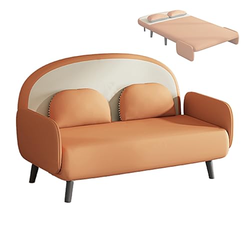 Generisch Chaiselongue Sofa mit Schlaffunktion, Verstellbare Rückenlehne, Klappbar, Gästebett, Tragfähigkeit 250KG, 195x120x26cm von Generisch