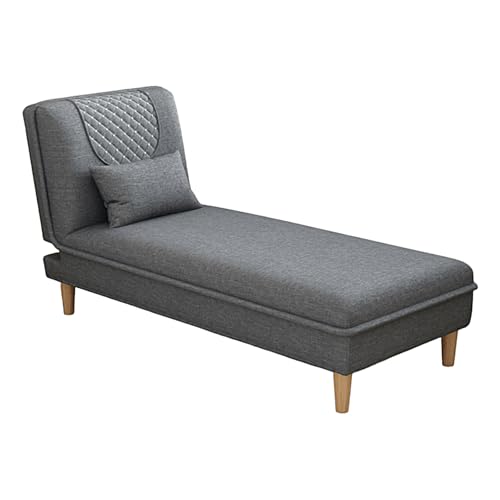 Generisch Chaiselongue Sofa mit Schlaffunktion - Klappbar, 3-stufig verstellbare Rückenlehne, multifunktional für Büros und kleine Wohnungen von Generisch