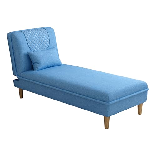 Generisch Chaiselongue Sofa mit Schlaffunktion - Klappbar, 3-stufig verstellbare Rückenlehne, multifunktional für Büros und kleine Wohnungen von Generisch