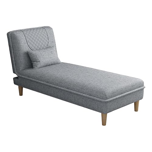 Generisch Chaiselongue Sofa mit Schlaffunktion - Klappbar, 3-stufig verstellbare Rückenlehne, multifunktional für Büros und kleine Wohnungen von Generisch