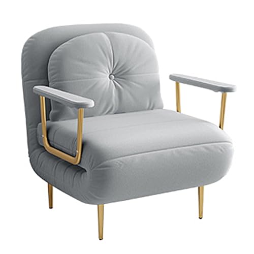 Generisch Chaiselongue Sofa mit Schlaffunktion und Verstellbarer Rückenlehne, Klappbar mit Kissen und Armlehnen, Gästebett für Wohnzimmer und Schlafzimmer Generisch Chaiselongue Sofa mit Schlaffunktion und Verstellbarer Rückenlehne, Klappbar mit Kissen und Armlehnen, Gästebett für Wohnzimmer und Schlafzimmer von Generisch
