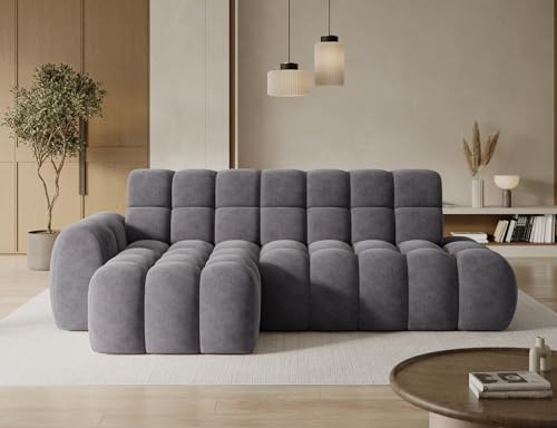 Generisch Couchgarnitur CEEDRO Couch Polstergarnitur Eckcouch Ecksofa mit Schlaffunktion (CO-CEE-LT-04AU) von Generisch