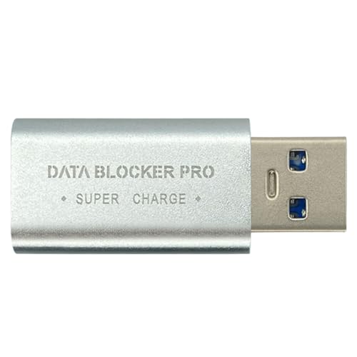 Generisch Datenblocker für öffentliche Ladestationen Smartphones Tablets Laptops Safe Travel Security Gadget verhindert Hacking Data Theft USB Adapter poweer Bank kompatibel von Generisch