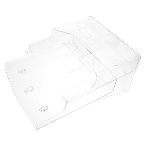 Generisch Datenspeicherbox Aktenhalter Taschen-organizer Clip Spitze Kabel Büro-schreibtisch-organizer Zeitungsständer Tragbar Über Wandorganisator Für Das Büro Montiert Magazin Acryl Weiß von Generisch