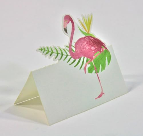 Generisch Deko Platz Tisch Karten Flamingo Tropical Event Party Tischdeko Tier Vogel Aufsteller von Generisch