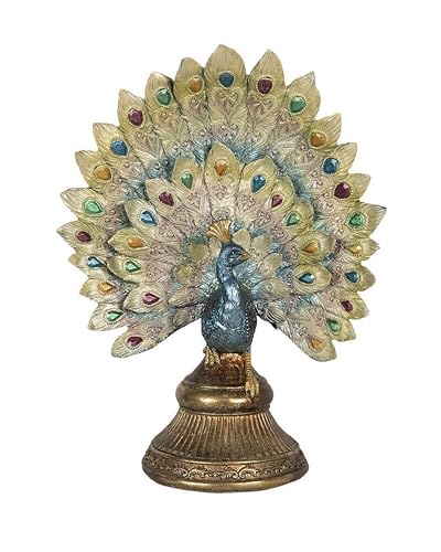 Generisch Dekofigur Pfau Gold grün Landhausdeko 22x12x30 cm Figur im Vintage Deko goldfarben Generisch Dekofigur Pfau Gold grün Landhausdeko 22x12x30 cm Figur im Vintage Deko goldfarben von Generisch
