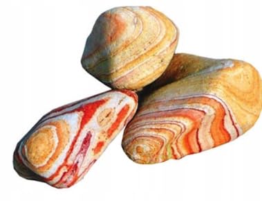 Generisch Dekosteine Kieselsteine Natur Kieselsteine Deko Verschiedene Deko Kieselsteine 3-6cm- Gemischter Flusskies für Vasenfüller, Landschaftsbau, Aquarien & Garten (15, Kilogramm) von Generisch