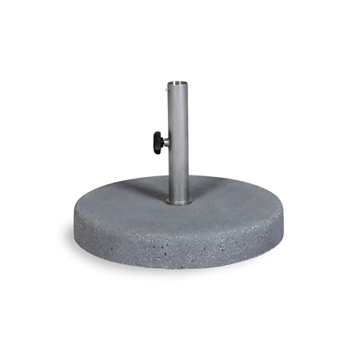Generisch Design-Schirmständer Beton rund 35 kg - passend für Weishäupl Pagodenschirm Ø 240 cm von Generisch