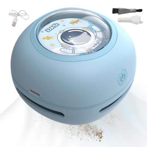 Generisch Desktop Staubsauger,Schreibtischstaubsauger - Wiederaufladbarer Mini-Desk-Vacuum Mit Hoher Saugkraft Für Zuhause, Büro, Unterwegs, Schule Und Wohnheim von Generisch
