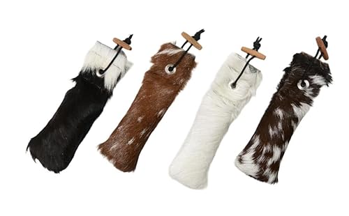 Generisch Dog Bone Felldummy 85g – Natur-Ziegenfell Apportierdummy mit Wurfkordel | Hochwertiges Trainingdummy für Hunde, ideal als Wildersatz für Jagd-, Dummy- & Apportiertraining Generisch Dog Bone Felldummy 85g – Natur-Ziegenfell Apportierdummy mit Wurfkordel | Hochwertiges Trainingdummy für Hunde, ideal als Wildersatz für Jagd-, Dummy- & Apportiertraining von Generisch