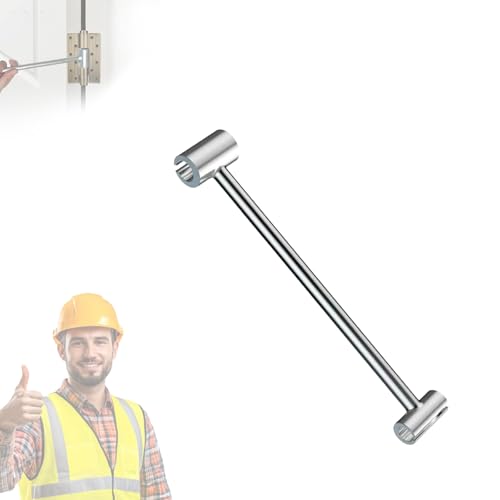 Generisch Door Hinge Adjustment Tool, Door Hinge Gap Adjustment Tool, 0.55-0.75 Inch and 0.9-0.98 Inch, for Residential, Fire, Security Doors, Upgraded Do-or Repair To-ol for Easy Repair (8-19mm) von Generisch