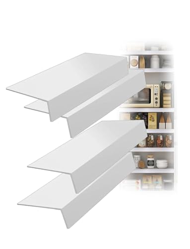 Generisch Drahtregalabdeckung, Regalkappen for Abdecken von Drahtregalen, Drahtregalabdeckungen for Schrank/Mietwohnung/Küche, abnehmbar und anpassbar(4pcs,39x9x2in/99x23x5cm) von Generisch