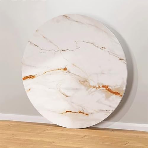 Generisch Drehplatte Marmor Lazy Susan 60 70 80cm Rund Servierplatte mit Silent Base, für Küche und Partys, Tisch-Drehteller 100cm von Generisch