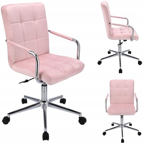 Generisch Drehstuhl Bürostuhl Bürosessel Schreibtischstuhl Computerstuhl bis 100kg (Rosa) von Generisch