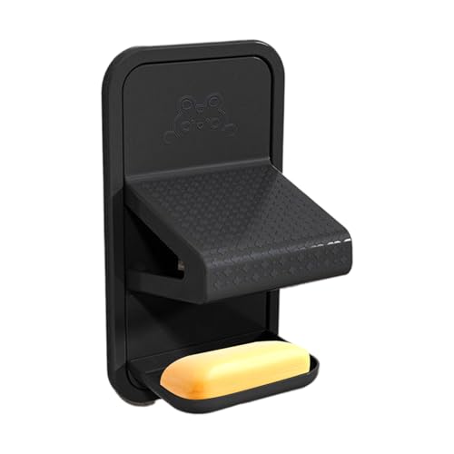 Generisch Duschhocker Zum Rasieren Der Beine - Rasierhocker Für Die Dusche | Wandbadaccessoire Mit Ablage Für Metall Glas Marmor Erwachsene Kinder Senioren Wohnung Hotel von Generisch