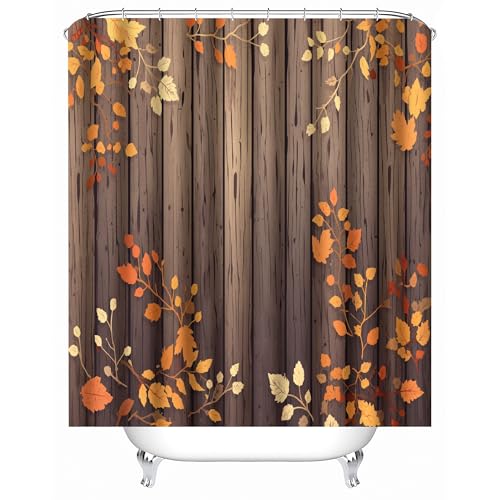 Generisch Duschvorhang Anti Schimmel 220x200 cm 3D Motiv Wasserdicht Shower Curtain Blätter Pflanzen Holz Material Badewanne Vorhang Polyester mit 12 Haken Generisch Duschvorhang Anti Schimmel 220x200 cm 3D Motiv Wasserdicht Shower Curtain Blätter Pflanzen Holz Material Badewanne Vorhang Polyester mit 12 Haken von Generisch