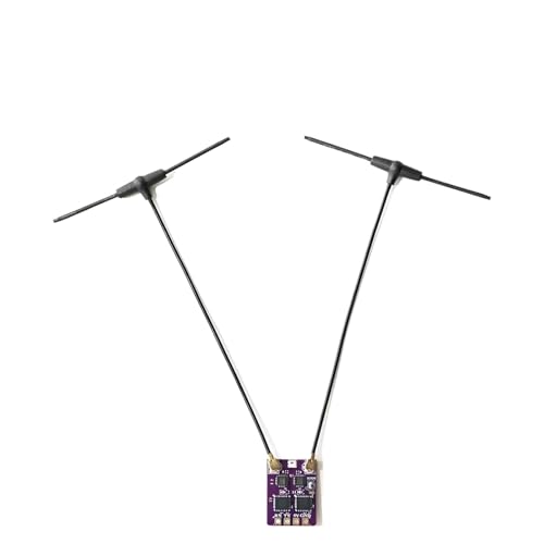 Generisch ELRS 2,4G Diversity-Empfänger mit Doppelantenne und integriertem TCXO, kompatibel mit FPV-Freestyle-RC-Racing-Drohnenzubehör mit großer Reichweite(4PCS ELRS 2.4G Dual) von Generisch