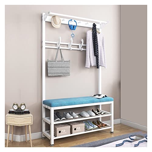 Generisch Eingangsgarderobe Schuhbank Flurbaum Schuhregal Regenschirmhalter Ablagefläche Akzentmöbel Karbonstahl-Rahmenregal Generisch Eingangsgarderobe Schuhbank Flurbaum Schuhregal Regenschirmhalter Ablagefläche Akzentmöbel Karbonstahl-Rahmenregal von Generisch