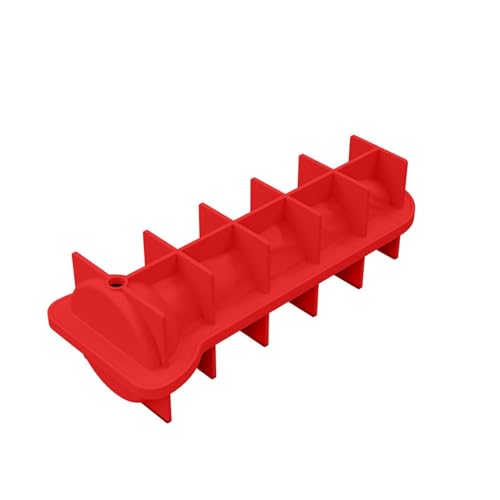 Generisch EiswüRfelform für Erwachsene,Schokoladenformen Silikon Form Lustige Formen silikon Personalisierbar Eisform Eiswürfel 3D Backform mit Deckel Für Cocktail Schokolade Braun Rot von Generisch