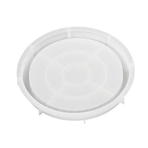 Generisch Epoxy Large Tably - Füllung mit kreativem Zement | Organisierende Tablettform | Silicon Tablett für Epoxidharz | Runde Kronenformform von Generisch