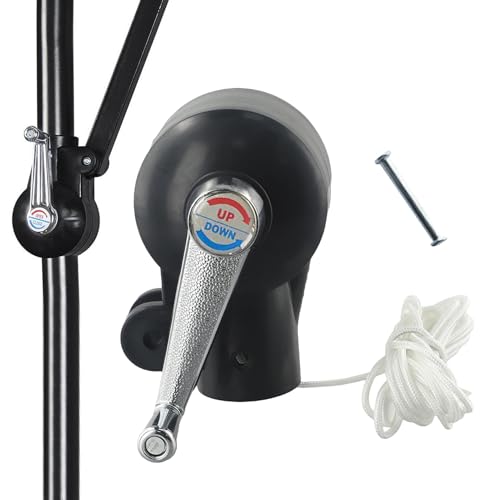 Generisch Ersatz Kurbel Für Markisen - Handkurbel Mit Schnur Für Strandschirm,Rutschfester Griff Ersatzteil Für Markisen Balkon Garten Pool Picknick Innenhof von Generisch