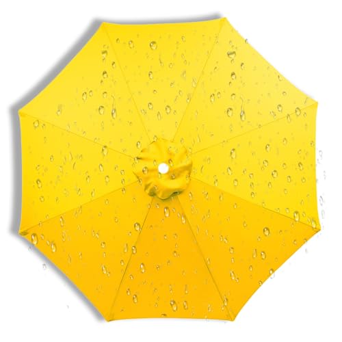 Generisch Ersatzbezüge für Terrasseschirm, 2.3/2.7/3.0 m 6/8 Rippen Sonnenschirm Abdeckung Ersatz, Strandschirme Ersatz-Überdachung, Wasserabweisend, UV-Beständig, Nur der Bezug(Gelb,8 Streben 350cm) Generisch Ersatzbezüge für Terrasseschirm, 2.3/2.7/3.0 m 6/8 Rippen Sonnenschirm Abdeckung Ersatz, Strandschirme Ersatz-Überdachung, Wasserabweisend, UV-Beständig, Nur der Bezug(Gelb,8 Streben 350cm) von Generisch