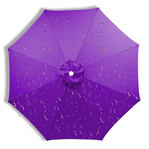 Generisch Ersatzbezüge für Terrasseschirm, 2.3/2.7/3.0 m 6/8 Rippen Sonnenschirm Abdeckung Ersatz, Strandschirme Ersatz-Überdachung, Wasserabweisend, UV-Beständig, Nur der Bezug(Lila,8 Streben 200cm) Generisch Ersatzbezüge für Terrasseschirm, 2.3/2.7/3.0 m 6/8 Rippen Sonnenschirm Abdeckung Ersatz, Strandschirme Ersatz-Überdachung, Wasserabweisend, UV-Beständig, Nur der Bezug(Lila,8 Streben 200cm) von Generisch