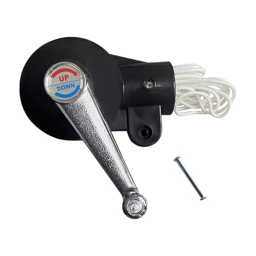 Generisch Ersatzkurbel Für Garten- Und Terrassenschirme - Outdoor Kurbel mit Zugseil,Rutschfester Griff Ersatzteil Für Markisen Balkon Garten Pool Picknick Innenhof von Generisch