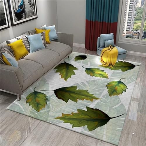 Generisch Esszimmer Teppich Fleckenbeständiger, Rutschfester Kurzflor im abstrakten Stil Teppich Badezimmer Mehrfarbig Laufteppich Teppich Schlafzimmer 80X160CM von Generisch
