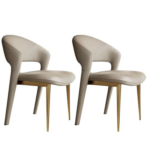 Generisch Esszimmerstühle, 2er-Set, Akzent-Wohnzimmerstuhl, moderner Küchenstuhl aus der Mitte des Jahrhunderts, mit Leder umwickelte Kanten, ausgehöhltes, weiches Verpackungsdesign, ergonom Generisch Esszimmerstühle, 2er-Set, Akzent-Wohnzimmerstuhl, moderner Küchenstuhl aus der Mitte des Jahrhunderts, mit Leder umwickelte Kanten, ausgehöhltes, weiches Verpackungsdesign, ergonom von Generisch