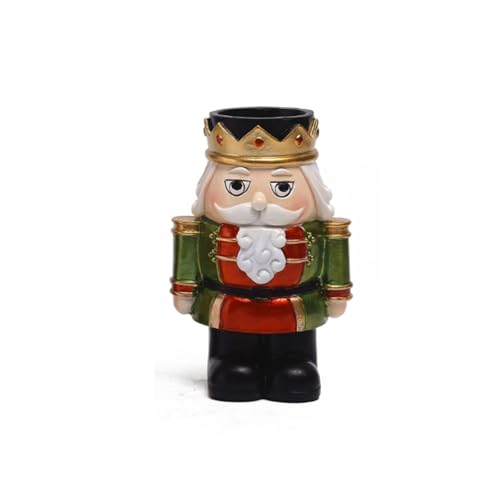 Generisch Europäischer Nussknacker Kerzenhalter Bunte Festliche Miniatur Figur Farbige Weihnachtsdekoration für Tisch Regal & Wohnzimmer Stimmungsvolle Weihnachts Deko & Sammlerstück Generisch Europäischer Nussknacker Kerzenhalter Bunte Festliche Miniatur Figur Farbige Weihnachtsdekoration für Tisch Regal & Wohnzimmer Stimmungsvolle Weihnachts Deko & Sammlerstück von Generisch