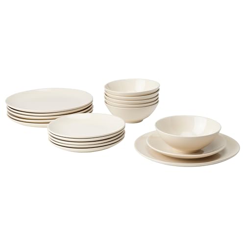 Generisch FÄRGKLAR 18-teiliges Service, glänzend beige Generisch FÄRGKLAR 18-teiliges Service, glänzend beige von Generisch