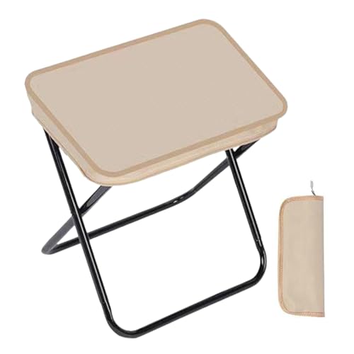 Generisch Faltbarer Campingstuhl - Faltbarer Sitzstuhl | Abriebfester Hocker Für Picknick Angeln Terrasse Sport Grillen Gartenbenutzung von Generisch