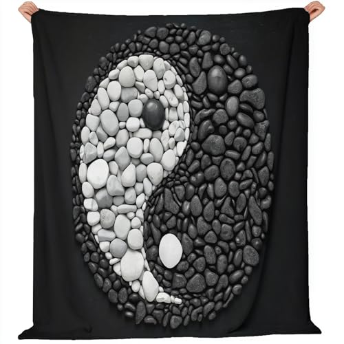 Generisch Flanell Kuscheldecke Abstrakt Surreal Stein Thema, Schwarz Grau Atmungsaktiv Leicht Überwurf für Sofa Camping Reisen Bett Raumdekoration - 100 x 130 cm Kuscheldecke Reißfestigkeit Generisch Flanell Kuscheldecke Abstrakt Surreal Stein Thema, Schwarz Grau Atmungsaktiv Leicht Überwurf für Sofa Camping Reisen Bett Raumdekoration - 100 x 130 cm Kuscheldecke Reißfestigkeit von Generisch