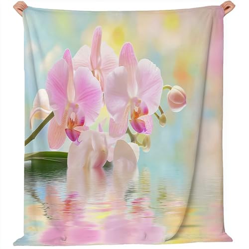 Generisch Flanell Kuscheldecke Einfach Blumen Orchideen Thema, Lavendel Gelb Atmungsaktiv Leicht Überwurf für Sofa Camping Reisen Bett Raumdekoration - 220 x 240 cm Kuscheldecke Reißfestigkeit Generisch Flanell Kuscheldecke Einfach Blumen Orchideen Thema, Lavendel Gelb Atmungsaktiv Leicht Überwurf für Sofa Camping Reisen Bett Raumdekoration - 220 x 240 cm Kuscheldecke Reißfestigkeit von Generisch