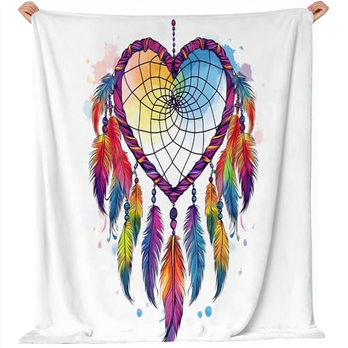 Generisch Flanell Kuscheldecke Einfach Bohème Traumfänger Thema, Bunt Atmungsaktiv Leicht Überwurf für Sofa Camping Reisen Bett Raumdekoration - 180 x 200 cm Kuscheldecke Reißfestigkeit Generisch Flanell Kuscheldecke Einfach Bohème Traumfänger Thema, Bunt Atmungsaktiv Leicht Überwurf für Sofa Camping Reisen Bett Raumdekoration - 180 x 200 cm Kuscheldecke Reißfestigkeit von Generisch