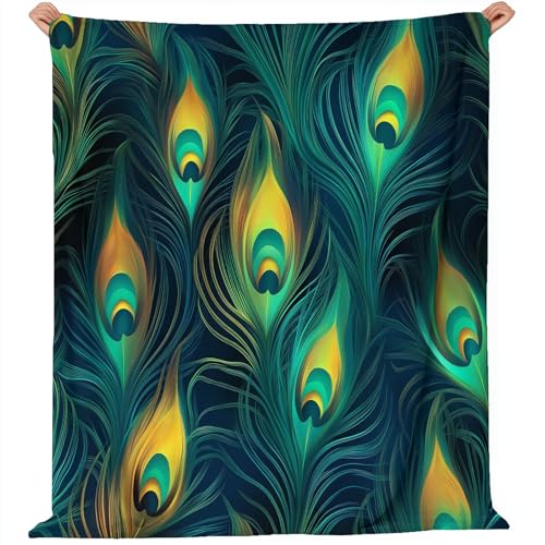 Generisch Flanell Kuscheldecke Fantasie Abstrakt Federn Thema, Dunkelblau Gelb Atmungsaktiv Leicht Überwurf für Sofa Camping Reisen Bett Raumdekoration - 220 x 240 cm Kuscheldecke Reißfestigkeit Generisch Flanell Kuscheldecke Fantasie Abstrakt Federn Thema, Dunkelblau Gelb Atmungsaktiv Leicht Überwurf für Sofa Camping Reisen Bett Raumdekoration - 220 x 240 cm Kuscheldecke Reißfestigkeit von Generisch