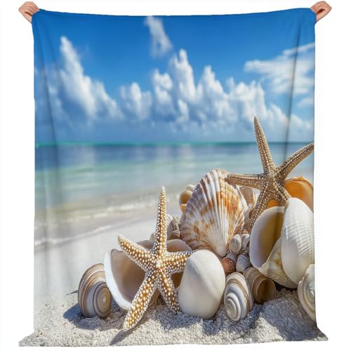 Generisch Flanell Kuscheldecke Landschaft Meer Muscheln Thema, Blau Hellgelb Atmungsaktiv Leicht Überwurf für Sofa Camping Reisen Bett Raumdekoration - 220 x 240 cm Kuscheldecke Reißfestigkeit Generisch Flanell Kuscheldecke Landschaft Meer Muscheln Thema, Blau Hellgelb Atmungsaktiv Leicht Überwurf für Sofa Camping Reisen Bett Raumdekoration - 220 x 240 cm Kuscheldecke Reißfestigkeit von Generisch