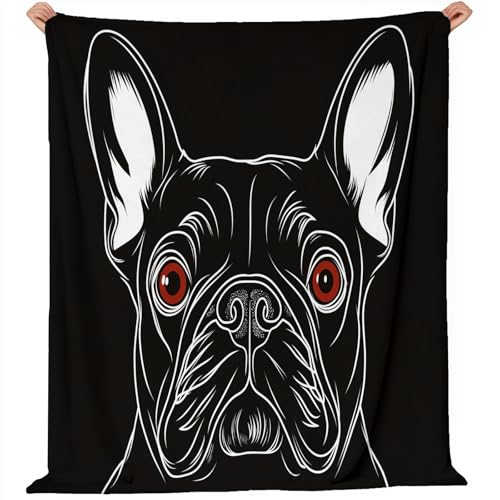 Generisch Flanell Kuscheldecke Tier Linien Hund Thema, Schwarz Atmungsaktiv Leicht Überwurf für Sofa Camping Reisen Bett Raumdekoration - 130 x 150 cm Kuscheldecke Reißfestigkeit Generisch Flanell Kuscheldecke Tier Linien Hund Thema, Schwarz Atmungsaktiv Leicht Überwurf für Sofa Camping Reisen Bett Raumdekoration - 130 x 150 cm Kuscheldecke Reißfestigkeit von Generisch