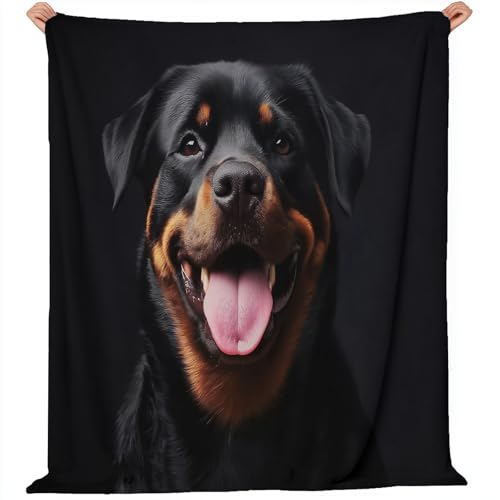 Generisch Flanell Kuscheldecke Tier Nahaufnahme Hund Thema, Schwarz Atmungsaktiv Leicht Überwurf für Sofa Camping Reisen Bett Raumdekoration - 100 x 130 cm Kuscheldecke Reißfestigkeit Generisch Flanell Kuscheldecke Tier Nahaufnahme Hund Thema, Schwarz Atmungsaktiv Leicht Überwurf für Sofa Camping Reisen Bett Raumdekoration - 100 x 130 cm Kuscheldecke Reißfestigkeit von Generisch