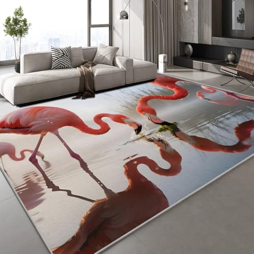 Generisch Flanell Teppich Wohnzimmer Flamingo Tier Muster Flauschig Weich rutschfest Tropisch Pflanzen Teppiche Fußmatte Living Room Deko Schlafzimmer Flur Läufer Indoor Carpet Spielteppich 80x120 cm Generisch Flanell Teppich Wohnzimmer Flamingo Tier Muster Flauschig Weich rutschfest Tropisch Pflanzen Teppiche Fußmatte Living Room Deko Schlafzimmer Flur Läufer Indoor Carpet Spielteppich 80x120 cm von Generisch