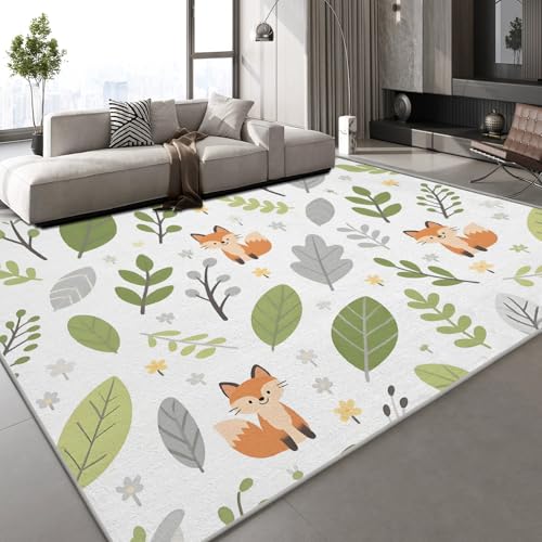 Generisch Flanell Teppich Wohnzimmer Fuchs Bemalt Muster Flauschig Weich rutschfest Niedlich Cartoon Teppiche Fußmatte Living Room Deko Schlafzimmer Flur Läufer Indoor Carpet Spielteppich 100x150 cm Generisch Flanell Teppich Wohnzimmer Fuchs Bemalt Muster Flauschig Weich rutschfest Niedlich Cartoon Teppiche Fußmatte Living Room Deko Schlafzimmer Flur Läufer Indoor Carpet Spielteppich 100x150 cm von Generisch